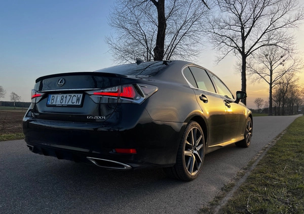 Lexus GS cena 115000 przebieg: 161000, rok produkcji 2016 z Białystok małe 46